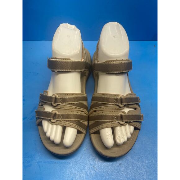 Earth Spirit Beige Sport Sandals Women's 8 Strappy Hiking Outdoor Athletic - Picture 2 of 12